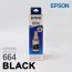 Epson Ink Bottle 664 Black (T6641)