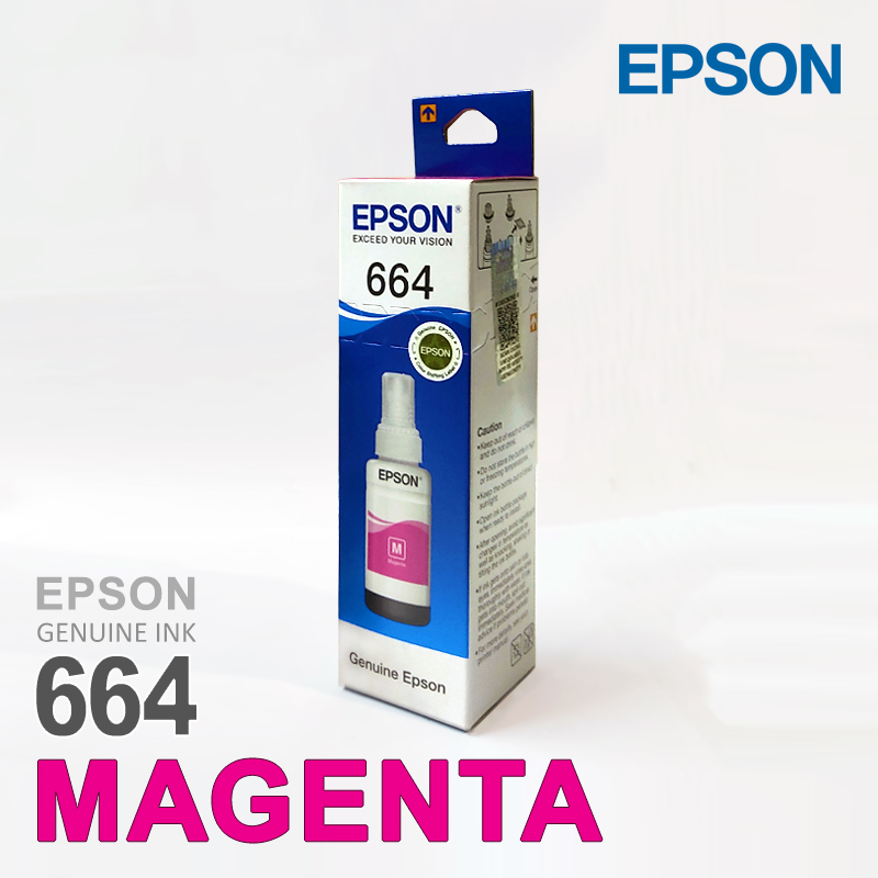 Epson Ink Bottle 664 Magenta (T6643)