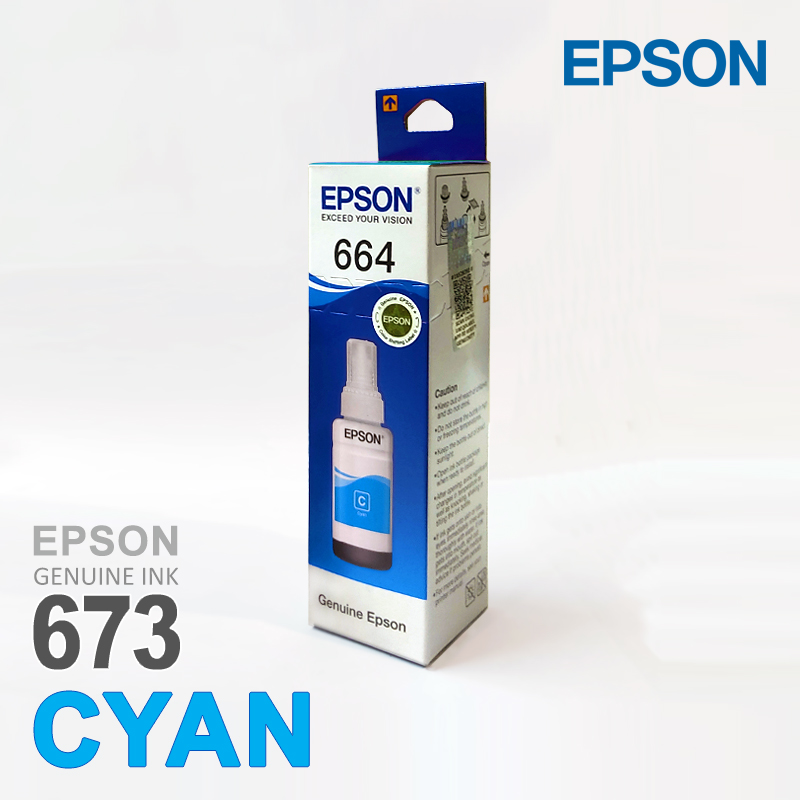 Epson Ink Bottle 673 Cyan (T6732)