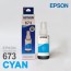 Epson Ink Bottle 673 Cyan (T6732)