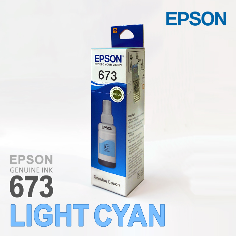 Epson Ink Bottle 673 LightCyan (T6735)