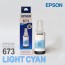 Epson Ink Bottle 673 LightCyan (T6735)
