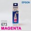 Epson Ink Bottle 673 Magenta (T6733)