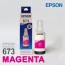 Epson Ink Bottle 673 Magenta (T6733)